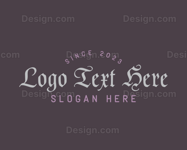 Generic Gothic Business Logo