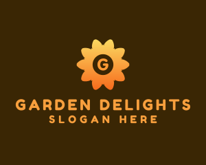 Daisy Flower Garden logo design