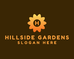 Daisy Flower Garden logo design