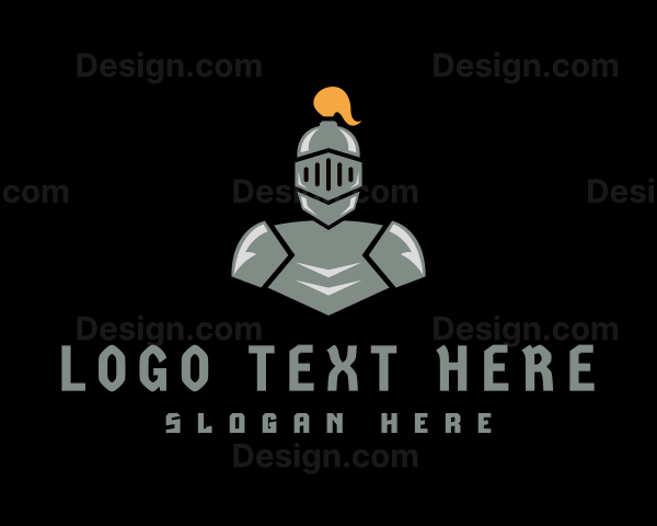 Medieval Knight Armor Logo