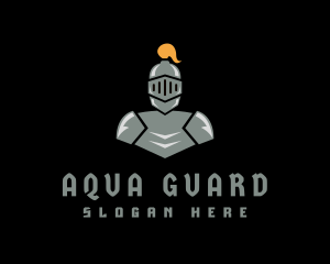 Medieval Knight Armor logo design