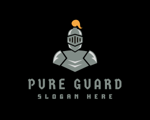 Medieval Knight Armor logo design