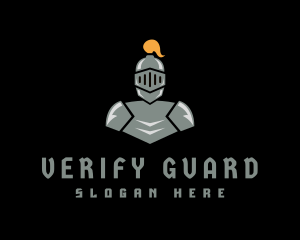 Medieval Knight Armor logo design