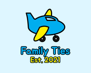 Baby Toy Airplane  logo design