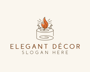 Candle Light Decor logo design