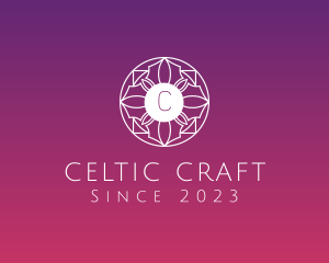 Celtic Flower Beauty Accessory logo design