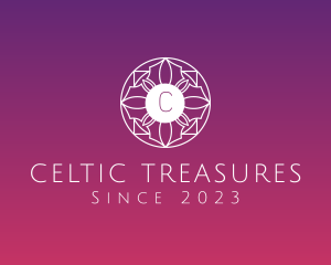 Celtic Flower Beauty Accessory logo design