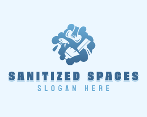 Cleaning Sanitation Janitorial logo