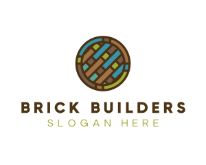 Floor Brick Pattern logo design