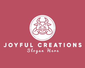 Happy Cute Ox logo