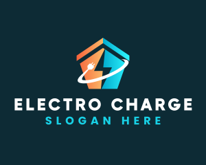 House Electrical Lightning logo design