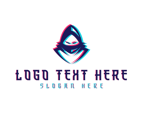 Anaglyph logo example 2