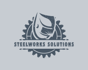 Welder Restoration Ironworks  logo design