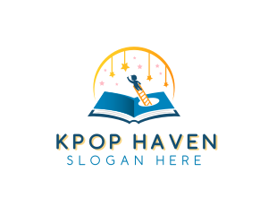 Kindergarten Storytelling Book  logo design