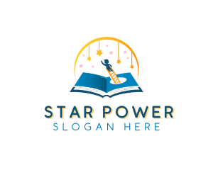 Kindergarten Storytelling Book  logo design