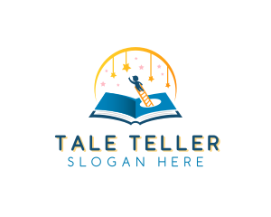 Kindergarten Storytelling Book  logo design