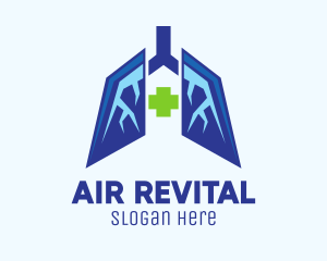 Modern Lung Center logo design