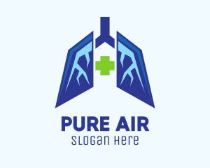 Modern Lung Center logo design