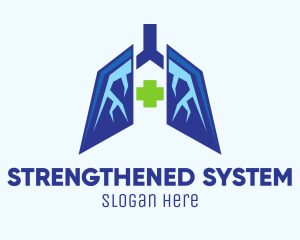 Modern Lung Center logo design