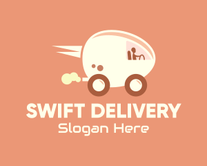 Egg Express Delivery  logo design