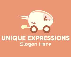 Egg Express Delivery  logo design