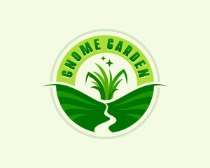 Lawn Garden Grass logo design