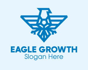 Blue Eagle Gem logo design