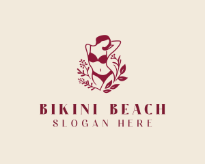 Bikini Lingerie Woman logo design