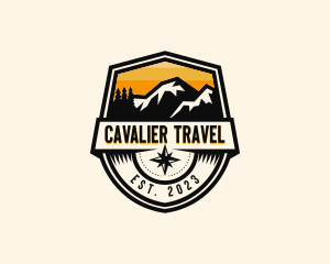 Compass Mountain Travel logo design