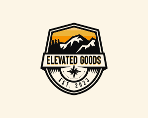 Compass Mountain Travel logo design