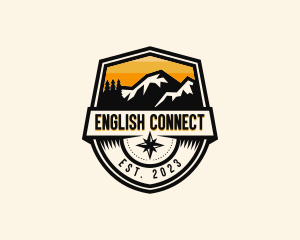 Compass Mountain Travel logo design