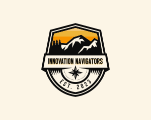 Compass Mountain Travel logo design