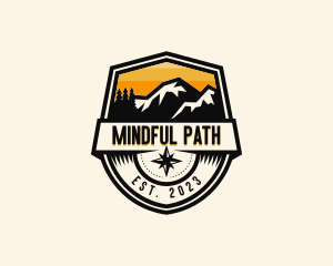 Compass Mountain Travel logo design