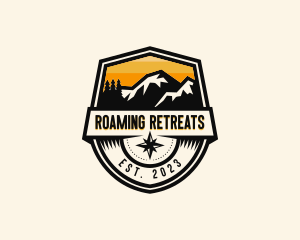 Compass Mountain Travel logo design