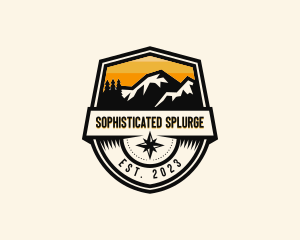 Compass Mountain Travel logo design