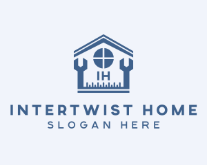 Home Builder Wrench logo design