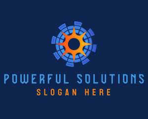 Solar Energy Technology logo design