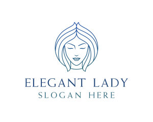 Lady Fashion Cosmetics logo design