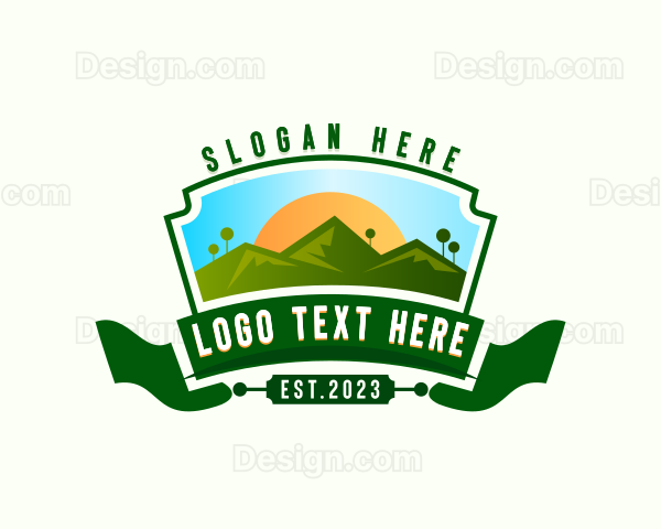 Mountain Nature Environment Adventure Logo