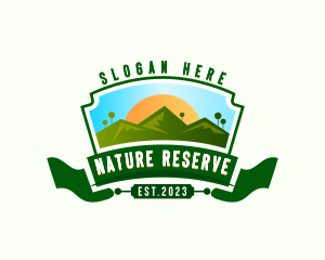 Mountain Nature Environment Adventure  logo design