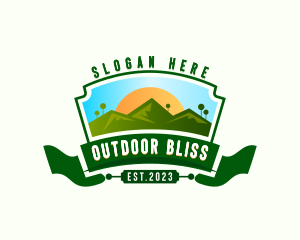 Mountain Nature Environment Adventure  logo design