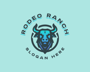 Bull Rodeo Ranch logo design