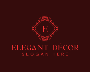 Floral Decorative Boutique logo design