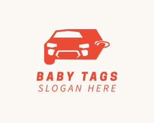 Automobile Car Price Tag logo design