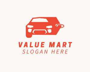 Automobile Car Price Tag logo design