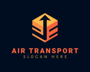 Arrow Logistic Box Delivery Imports  logo design