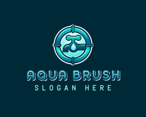 Water Faucet Pipe logo design