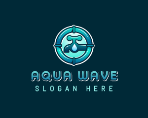 Water Faucet Pipe logo design