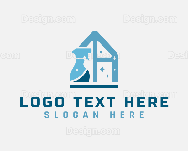 House Sprayer Sanitary Cleaning Logo