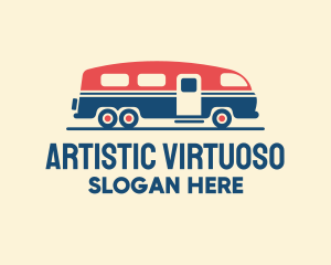 Hip Trailer Camper Van logo design